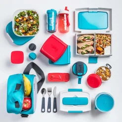Fuel Primary Condiment Container - Set of 2 (Teal/Grey)