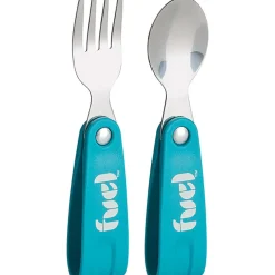 Fuel Primary Foldable Flatware Cdu - Set of 2 (Teal)