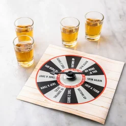 Fun Trendz Drinking Game Shot Glass Roulette - Set of 5