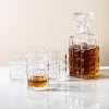 Godinger Crystal 'Radius' Whiskey Decanter Combo - Set of 5 (Clear)