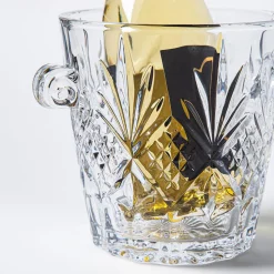Godinger Dublin Crystal-Cut Champagne Ice Bucket & Coupe Set/5