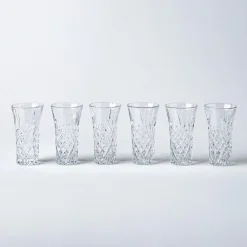 Godinger Dublin Crystal-Cut Fluted Shot Glass - Set of 6 (2oz.)