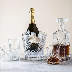 Godinger Dublin Crystal-Cut Ice Bucket (2L)