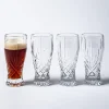 Godinger Dublin Crystal-Cut Pilsner Beer Glass - Set of 4 (Clear)
