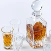 Godinger Dublin Crystal-Cut Spirits Decanter & Shot Glass Set/7