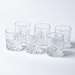 Godinger Dublin Crystal-Cut Shot Glass - Set of 6 (Clear)