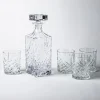 Godinger Dublin Crystal-Cut Whiskey Decanter Combo - Set of 5