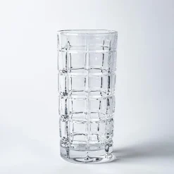 Godinger Radius Crystal-Cut Hi-Ball Glass - Set of 4 (13oz.)