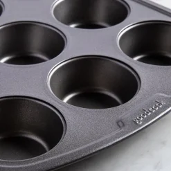 Good Cook Premium Non-Stick Muffin Pan (Grey)