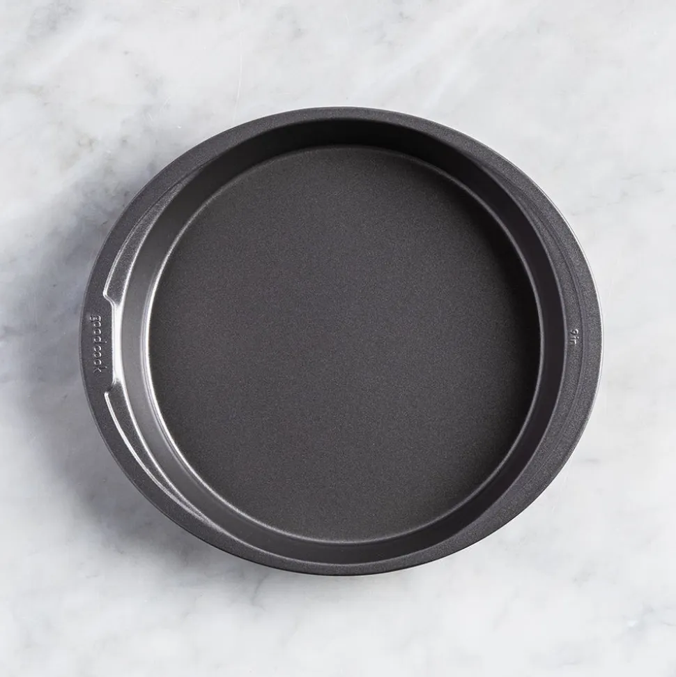 Good Cook Premium Non-Stick Round Cake Pan (Grey)