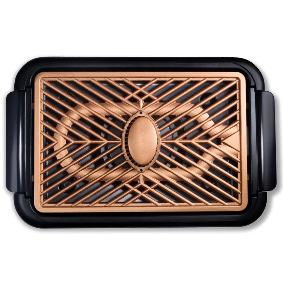 Gotham Steel Diamond Indoor Grill (Black/Copper)