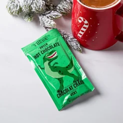 Gourmet Du Village Single Serve 'Dinosaur' Hot Chocolate (Green)