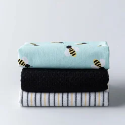 Harman 'Bees' Cotton Kitchen Towel - Set of 3