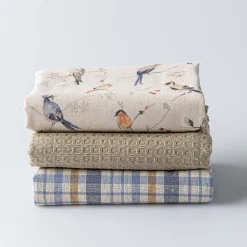 Harman 'Birds' Cotton Kitchen Towel - Set of 3