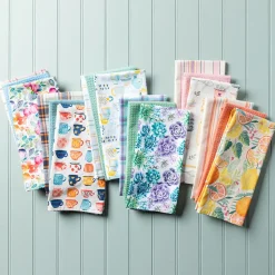Harman 'Blue Foliage' Cotton Kitchen Towel - Set of 3