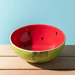 Harman Ceramic Fruit-Shaped Bowl (Watermelon)