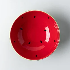 Harman Ceramic Fruit-Shaped Bowl (Watermelon)