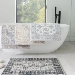 Harman Cilantro 'Bardot' Memory Foam Bath Mat (Grey)
