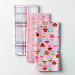 Harman 'Cupcake' Cotton Kitchen Towel - Set of 3