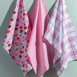 Harman 'Cupcake' Cotton Kitchen Towel - Set of 3