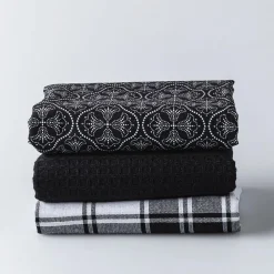 Harman 'Dotted Tile' Cotton Kitchen Towel - Set of 3