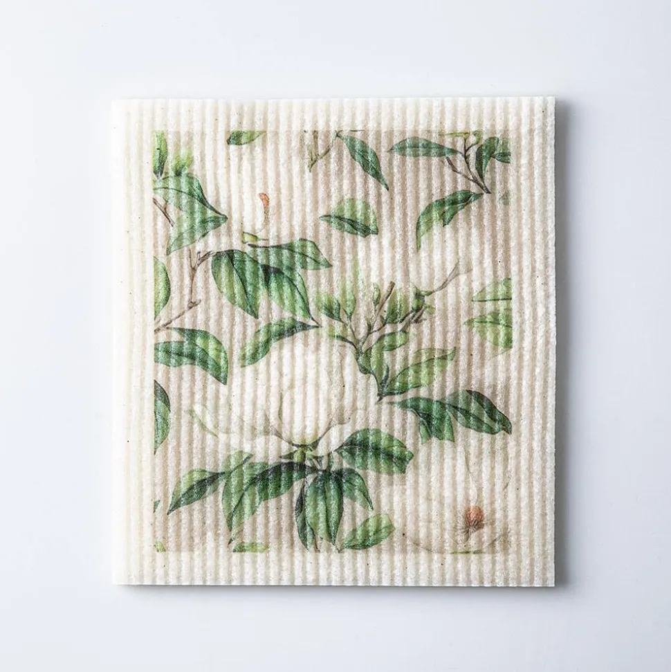 Harman Eco Friendly 'White Blossom' Reusable Sponge Cloth (White)