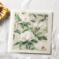Harman Eco Friendly 'White Blossom' Reusable Sponge Cloth (White)
