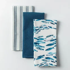 Harman 'Fish' Cotton Kitchen Towel - Set of 3