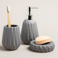 Harman Gem Ceramic Bath Accessory - Set of 3 (Grey)