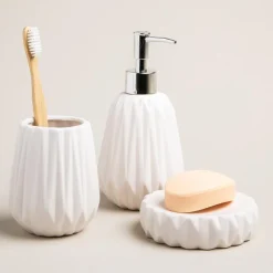 Harman Gem Ceramic Bath Accessory - Set of 3 (White)