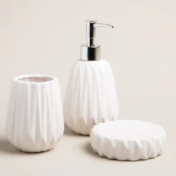 Harman Gem Ceramic Bath Accessory - Set of 3 (White)