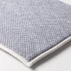Harman Geometric Memory Foam 17" x 24" Bathmat (Charcoal)