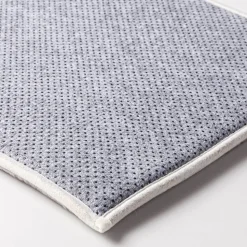 Harman Geometric Memory Foam 17" x 24" Bathmat (Charcoal)
