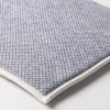 Harman Geometric Memory Foam 20" x 32" Bathmat (White)