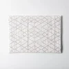 Harman Geometric Memory Foam 17" x 24" Bathmat (Taupe)