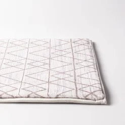 Harman Geometric Memory Foam 17" x 24" Bathmat (Taupe)