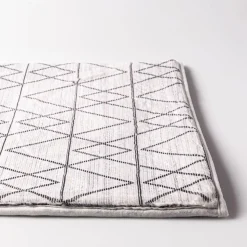 Harman Geometric Memory Foam 20" x 32" Bathmat (Charcoal)