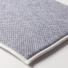 Harman Geometric Memory Foam 17" x 24" Bathmat (Grey)