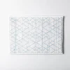 Harman Geometric Memory Foam 17" x 24" Bathmat (Slate Blue)