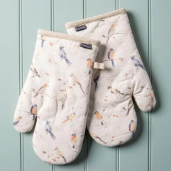 Harman Gourmet 'Birds' Cotton Oven Mitt - Set of 2