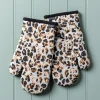 Harman Gourmet 'Leopard' Cotton Oven Mitt - Set of 2