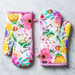 Harman Gourmet 'Mixed Floral' Cotton Oven Mitt - S/2