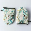 Harman Gourmet 'Olive' Cotton Mini Oven Mitt - Set/2