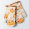 Harman Gourmet 'Pumpkin Patch' Cotton Oven Mitt - Set of 2