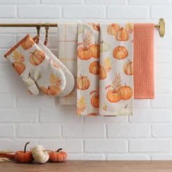 Harman Gourmet 'Pumpkin Patch' Cotton Oven Mitt - Set of 2