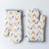 Harman Gourmet 'Rustic Rooster' Cotton Oven Mitt - Set of 2