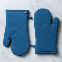 Harman Gourmet 'Solid' Cotton Oven Mitt - S/2 (Navy)
