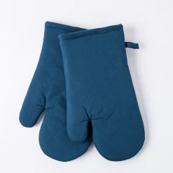 Harman Gourmet 'Solid' Cotton Oven Mitt - S/2 (Navy)