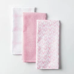Harman 'Hearts' Cotton Kitchen Towel - Set of 3