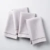 Harman Hemstitch Polyester Napkin - Set of 4 (Light Grey)